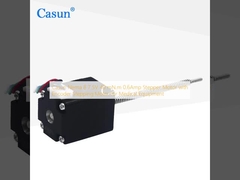 Casun Nema 8 7.5V 40 mN.m 0.6Amp motore passo a passo con motore passo a passo per apparecchiature mediche
