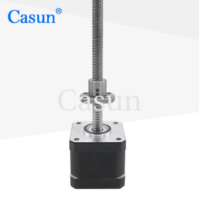 Buon prezzo Nema 17 motore passo a passo lineare a vite a sfera 450mN.M SFK0802 motore passo per CNC In linea