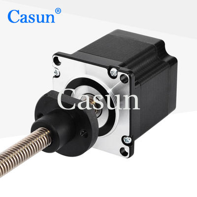 Buon prezzo NEMA esterno 23 2.8A 1N.M Captive Stepping Motor del motore passo a passo di Srew del cavo In linea