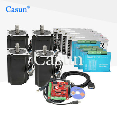 Buon prezzo gruppo di alimentazione Mach3 di Kit Driver del motore passo a passo del ciclo chiuso del NEMA 34 del corredo 86x86x107mm 4.5N.M della macchina del laser In linea