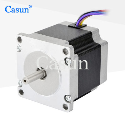 Buon prezzo NEMA 23 doppio asse 8 conduttori 1,8 gradi 1,26N.m motore passo 57x57mm per CNC In linea