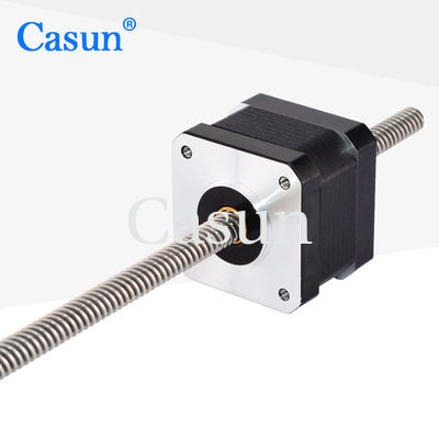 Buon prezzo 42x42x34mm 1,8 grado 2 fase 1.2A motore a passo ibrido Nema 17 Tr8*2 non in cattività In linea