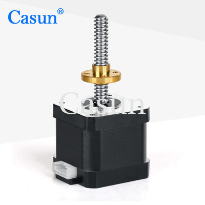 Buon prezzo Motore passo a passo del NEMA 17 lineari di Casun 34mm con la madrevite 42mm 6.4V 1.28A In linea