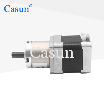 Buon prezzo NEMA 17 42*42*48mm Motor passo a passo a cambio 1.5A Proporzione di marcia 1:19.2 In linea