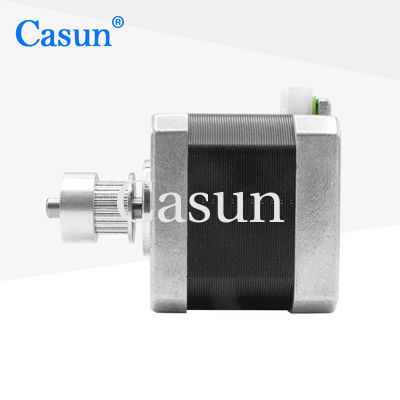 Buon prezzo Motore passo-passo ibrido Nema 17 42x40mm 500mN.M con ruota sincrona In linea