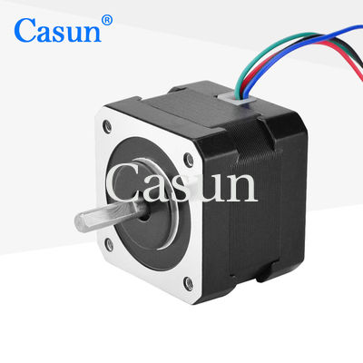 Buon prezzo 42x42x34mm 2 fase motore graduale 1,8 grado Nema 17 motore graduale 12V per robot / CCTV con CE In linea