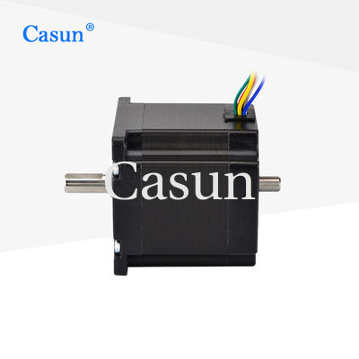 57×57×54mm Motore passo a passo a doppio albero 1.0A 0.9N.m NEMA 23 Con strumenti di precisione