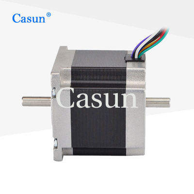 Buon prezzo Doppio albero 1.8 grado 4 fase 1.26N.m DC NEMA 23 Hybrid Stepper Motor CNC Robot In linea