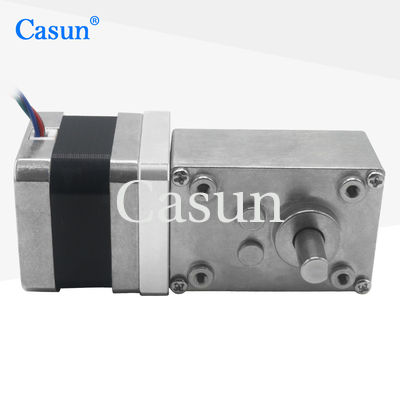 Buon prezzo Casun Nema 17 Motore a passo ibrido con riduttore di ingranaggi Worm 270mN.m 2.93V 36/1 Rapporto In linea