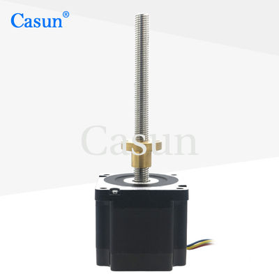 Motore passo-passo ibrido Nema 34 con freno 24V DC 4.5N.m Robusto e resistente Certificato CE RoHS di Casun Motor